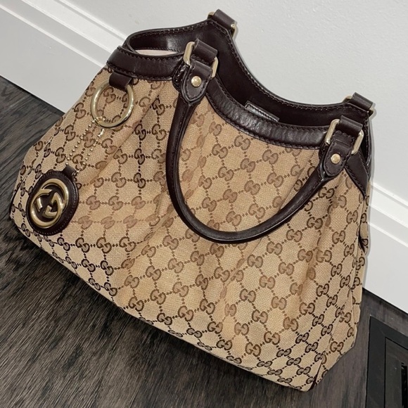 GUCCI Monogram Medium Sukey Tote - Picture 16 of 16